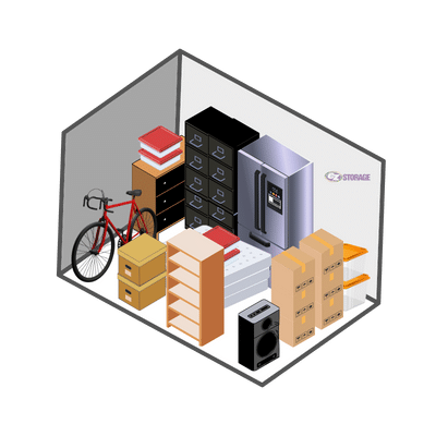 10x15 storage unit diagram for ezstorage in newton, ma