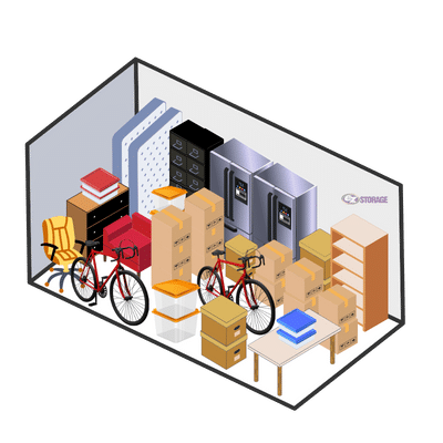 10x20 storage unit diagram for ezstorage in newton, ma